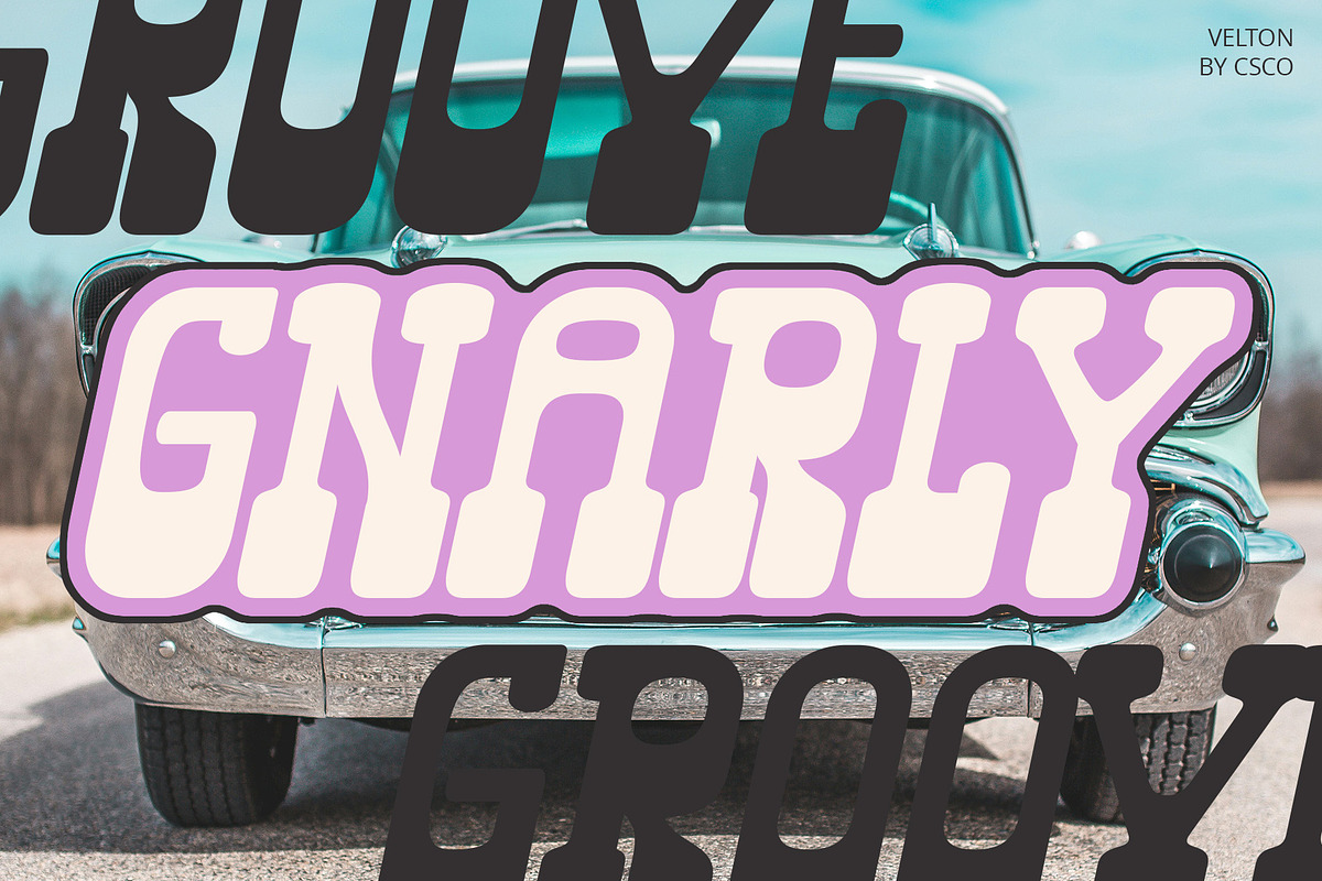 Velton – Reverse Contrast Font, a Sans Serif Font by Craft Supply Co. (Photo 2 of 8)