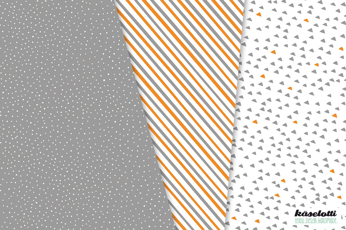 Sloth orange Digital Paper & Clipart, a Pattern Graphic by kaeselotti (Photo 3 of 5)