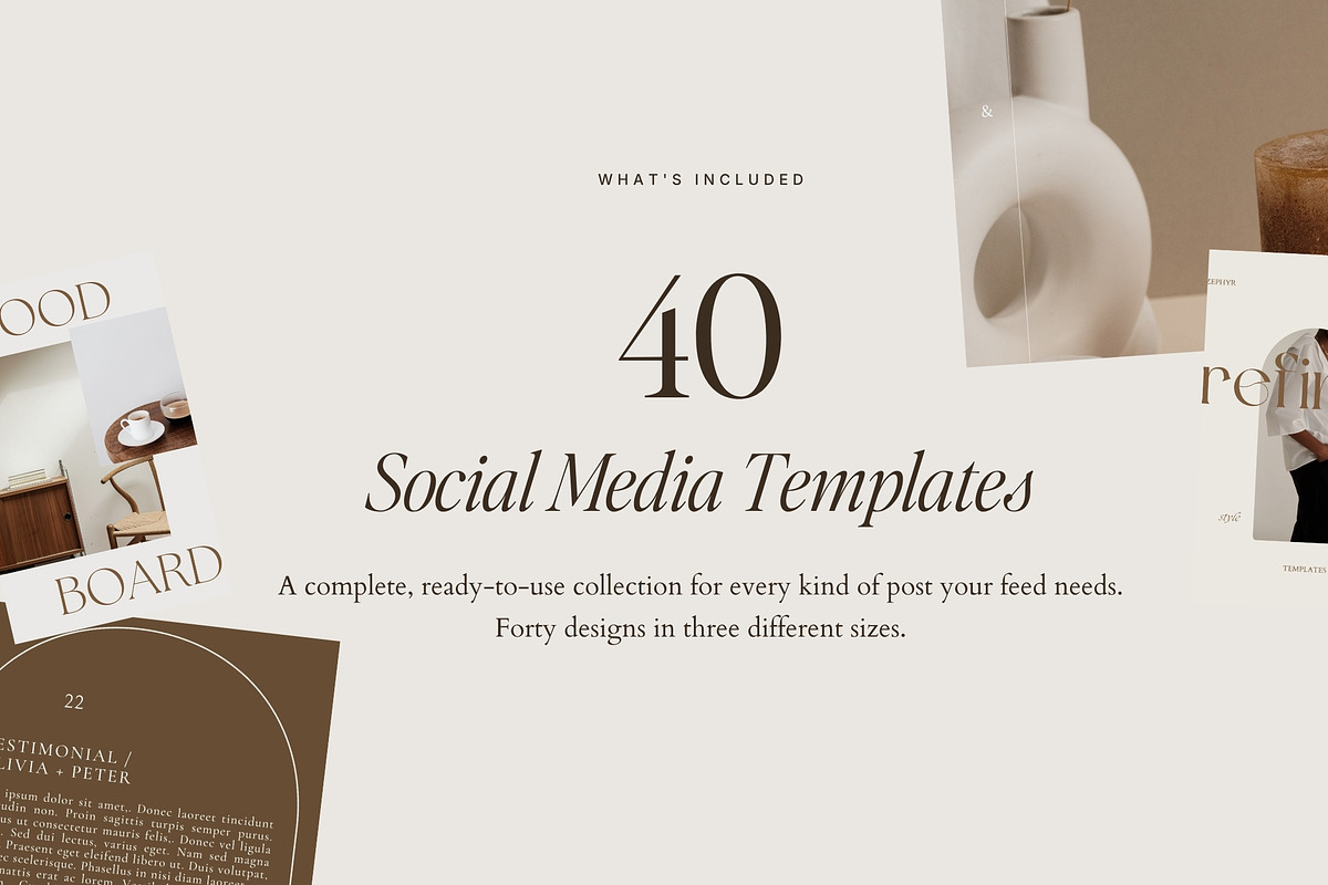 Minimalist Instagram Templates Canva, a Social Media Template by Adam and Grace (Photo 8 of 22)