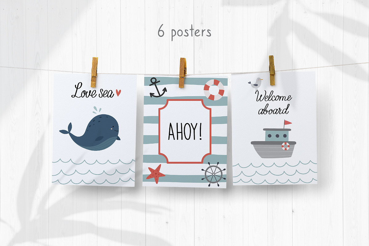 Big Adventure. Sea Vector Collection, an Illustration by Guvi-Design (Photo 7 of 9)
