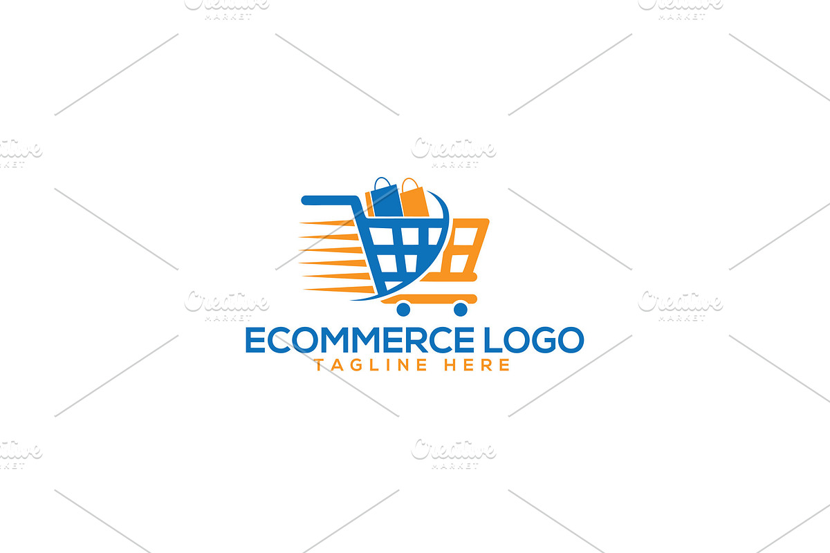 ecommerce shop modern logo design, a Branding & Logo Template by ArmanHossen75