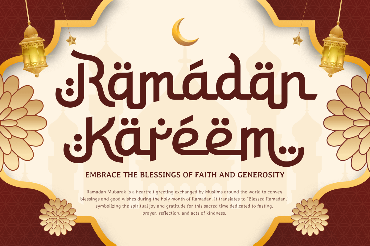 Barakah - Arabic Style Display Font, a Symbol Font by TokoPress (Photo 8 of 15)