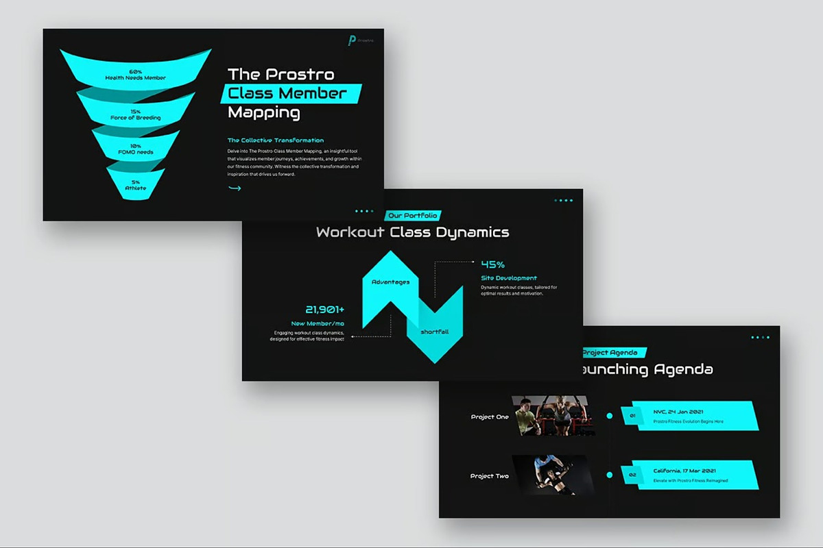 Workout Class Google Slides preview 2