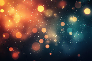 A vibrant abstract background featuring a blend of colorful bokeh lights in ora, a Photo by Textures & Backgrounds