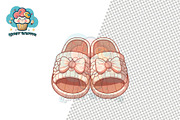 Slippers Clipart Collection, a Person Illustration by QM_ART (Thumbnail 10 of 12)