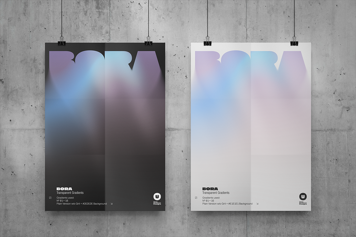 Bora Transparent Gradients, a Texture Graphic by Unio Designs (Photo 4 of 8)