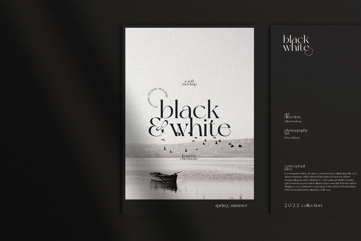 Black & White Stationery Mockup, a Books & Magazine Mockup by CarmineType (Photo 2 of 15)