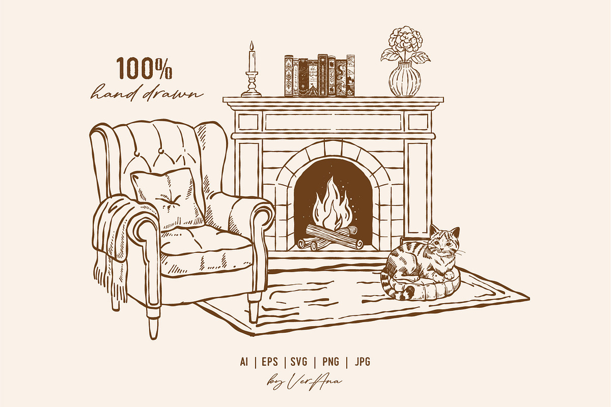 Coffee & Books Bookish Vector Set, an Object Graphic by VerAna (Photo 21 of 23)