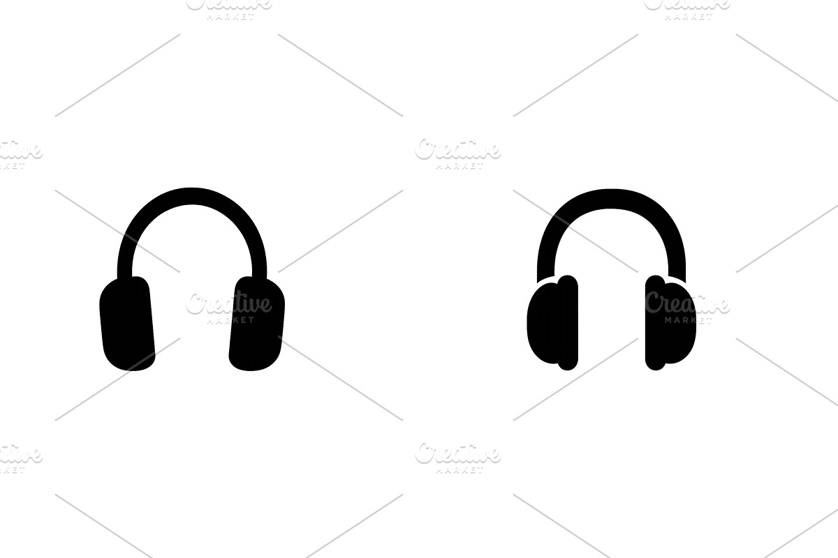 Different designs of headphone, an Object Illustration by ZinetroN