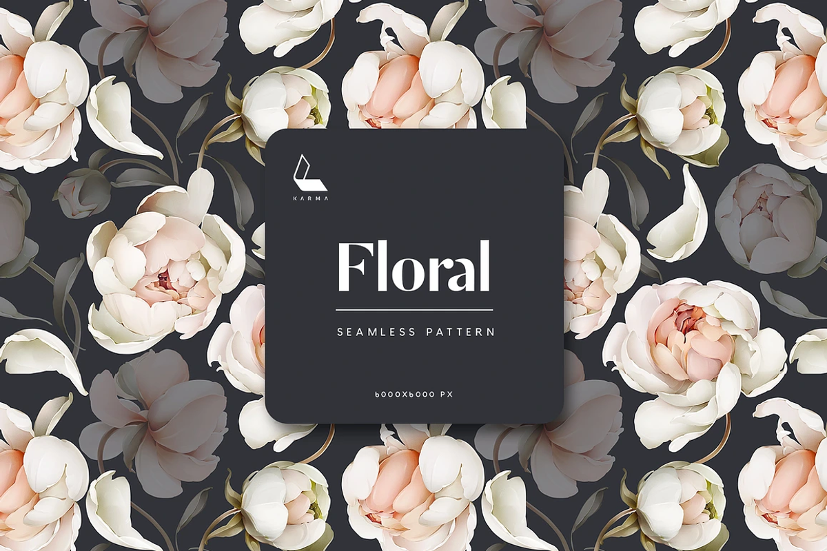 4-in-1 Floral Pattern Bundle, a Pattern Graphic by Karma (Photo 39 of 43)