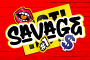 Drips Dirty Modern Marker Graffiti B, a Handwritten Font by dansdesign (Thumbnail 3 of 6)