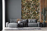 Leaves Watercolor Wallpaper, a Wallpaper Graphic by Webvilla Studio (Thumbnail 7 of 7)