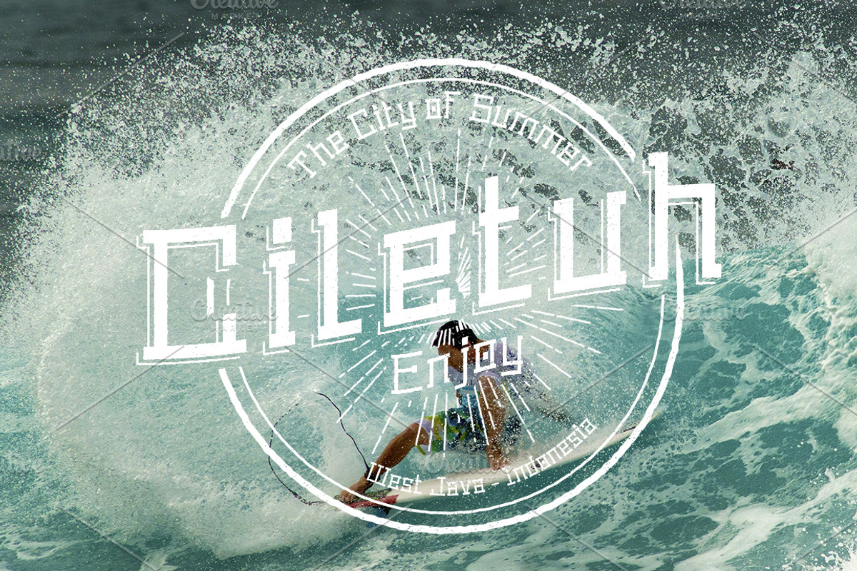 Detac Font preview 4
