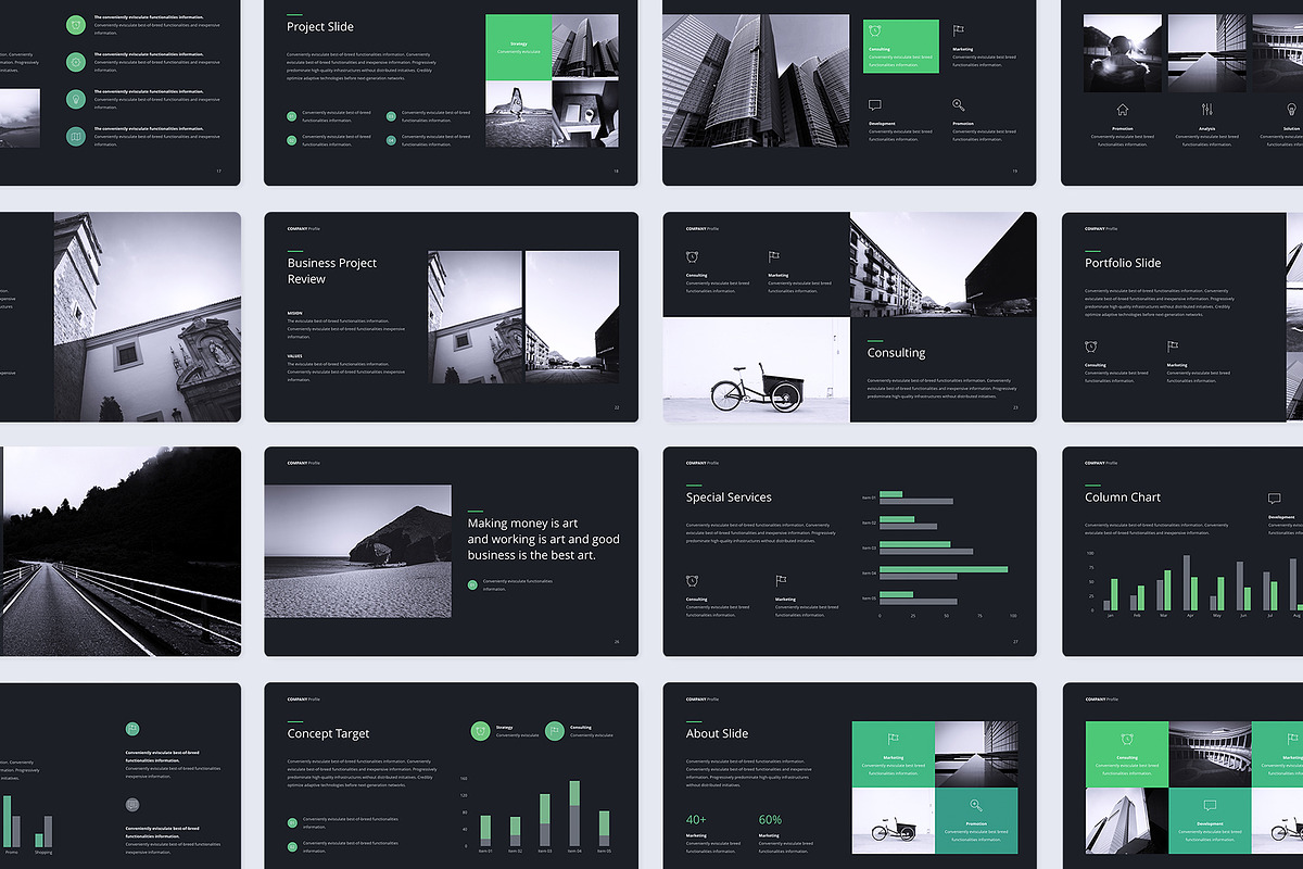 Company Profile Business Template, a Presentation Template by UDEA Store (Photo 11 of 12)