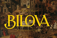 Bilova || Retro Vintage Serif Font