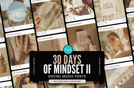 30 Days of Mindset II Instagram Post