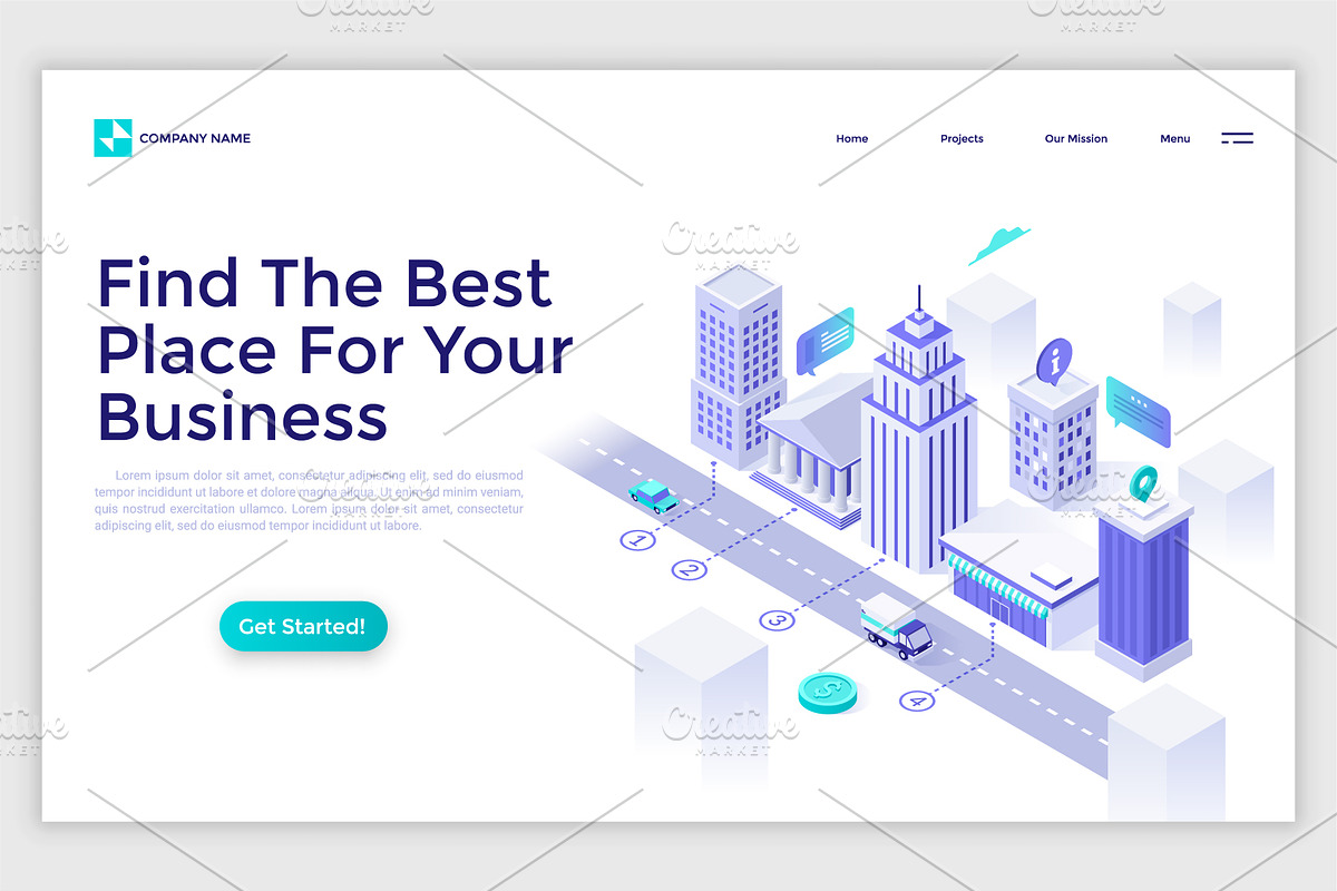 Isometric Solutions Mini. Part 6, a Templates & Theme by Andrew Kras Design (Photo 9 of 24)