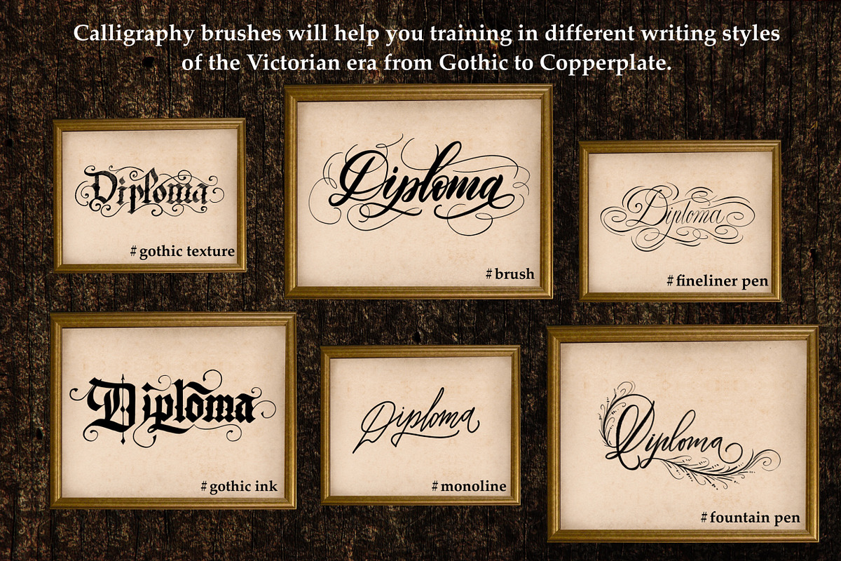 Victorian Lettering Creator Kit, a Brush Add-On by Letter Elfa Studio (Photo 4 of 13)