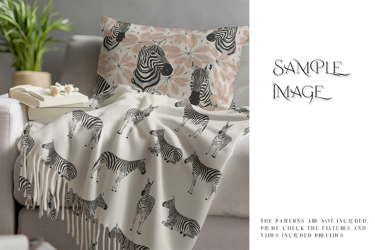 Blanket and Pillow Mockup, a Product Mockup by mock-ups (Photo 5 of 8)