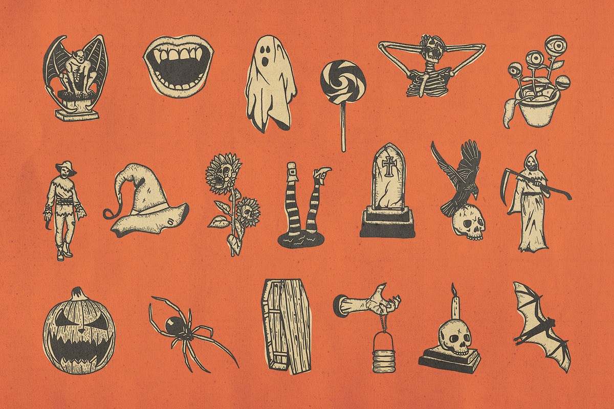 Halloween Illustrations + Bonus, an Illustration by Megflags (Photo 2 of 5)