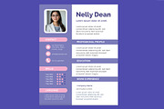 Professional Resume Layout Set, a Templates & Theme by studiogstock (Thumbnail 2 of 3)