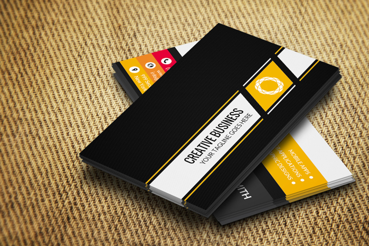 Corporate Business Card CM076, a Business Card Template by annozio (Photo 2 of 4)