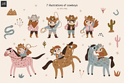 Little Western – clipart and pattern, an Animal Illustration by avdnadi (Thumbnail 3 of 11)