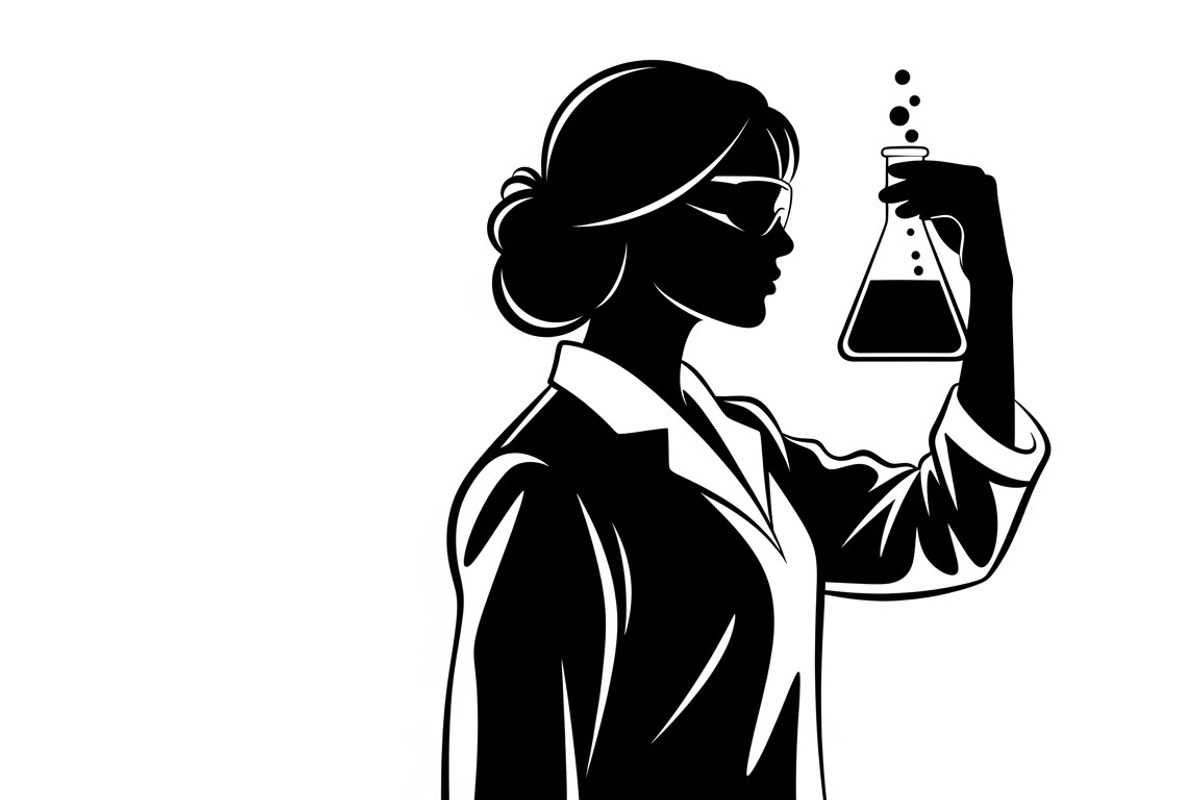This Scientist Lab Silhouettes, an Illustration by Amazin_art (Photo 4 of 31)