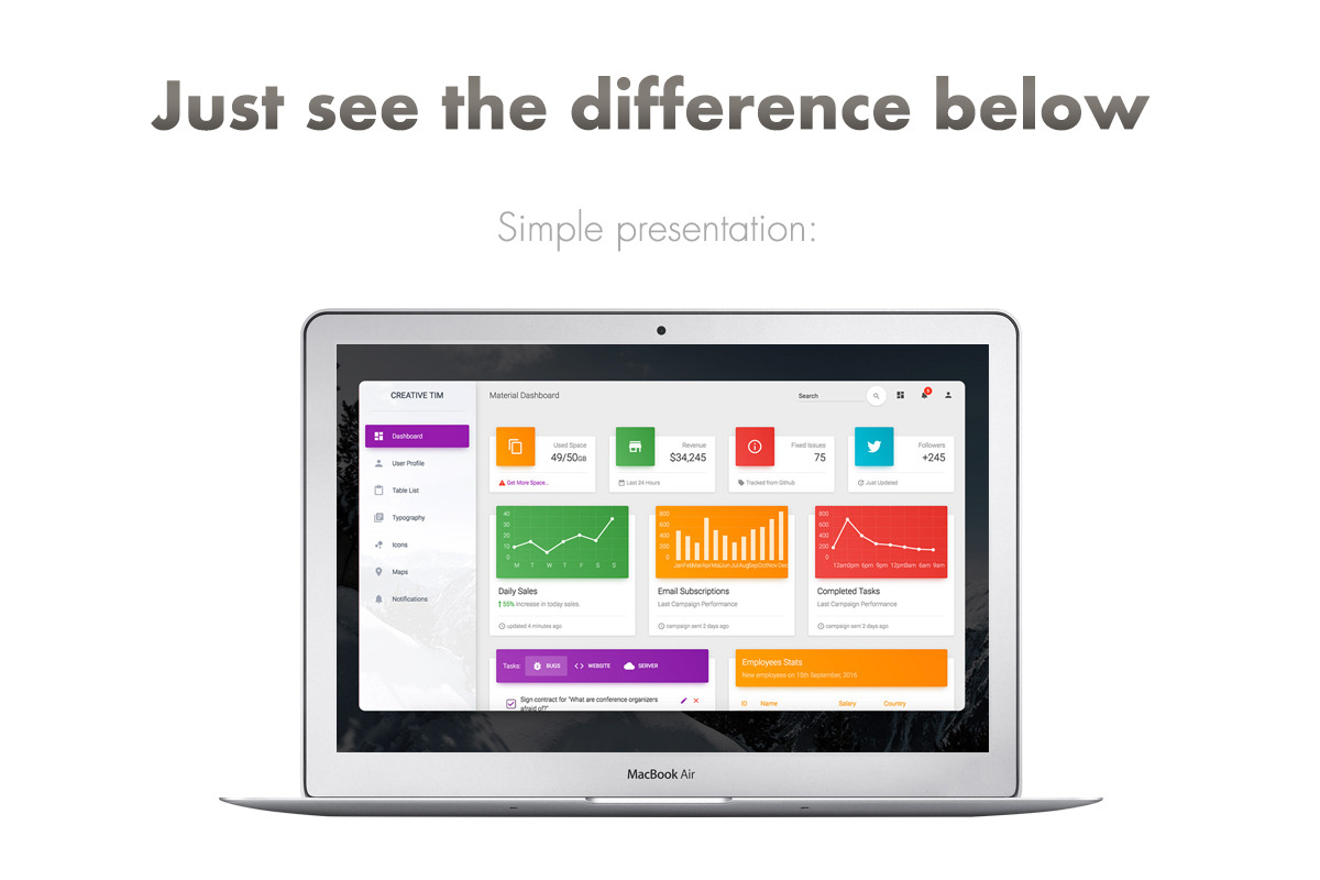 MacBook™ Mockup for Your Projects, a Device Mockup by eppearance (Photo 5 of 5)