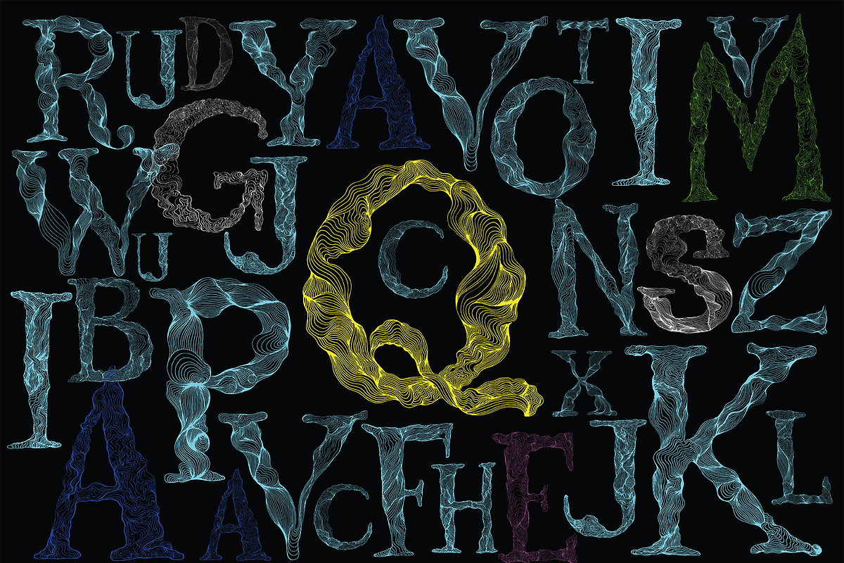 Manchuria, A-Z Unique Graphic Letter, an Illustration by Incools (Photo 5 of 7)