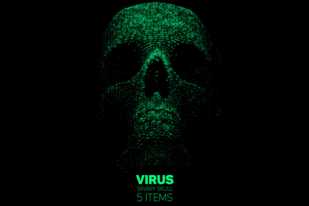 The Skull 5 Backgrounds, a Technology Illustration by GarryKillian (Photo 1 of 6)