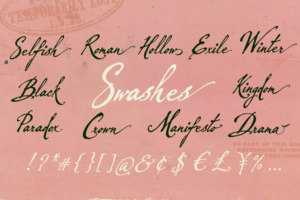 Wild Letters, a Handwritten Font by Misprinted Type (Photo 7 of 7)