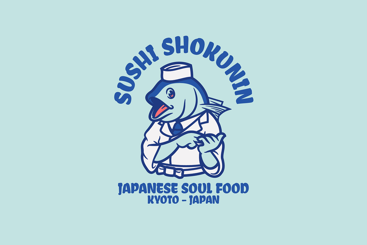 Sushi Shokunin Logo Template, a Branding & Logo Template by Kreasi Malam (Photo 1 of 4)