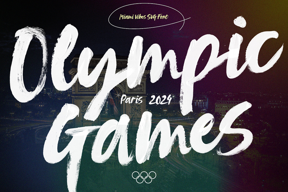Malibu Vibes SVG Font, a Handwritten Font by Ivan Rosenberg (Photo 3 of 9)