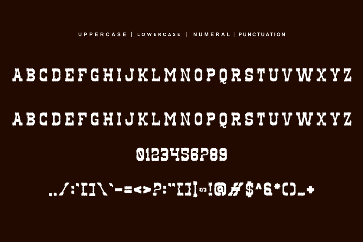 Cowboy Rough - Western Font, a Slab Serif Font by QR Design Studio (Photo 5 of 6)