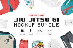 Jiu Jitsu Gi Mockup Bundle