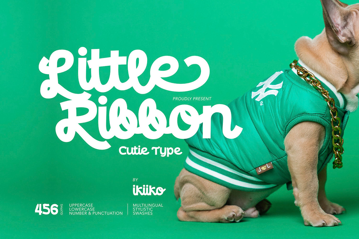 Little Ribbon - Cutie Type, a Script Font by ikiiko (Photo 1 of 8)