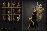 Glitter Wings Overlays, a Layer Style Add-On by HappyNews (Thumbnail 3 of 6)