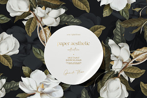 Magnolia Floral Paper Pack