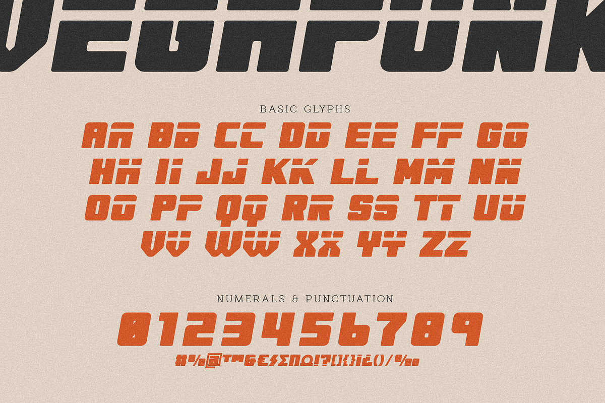 Vegapunk, a Font by FactoryType Studio (Photo 8 of 11)