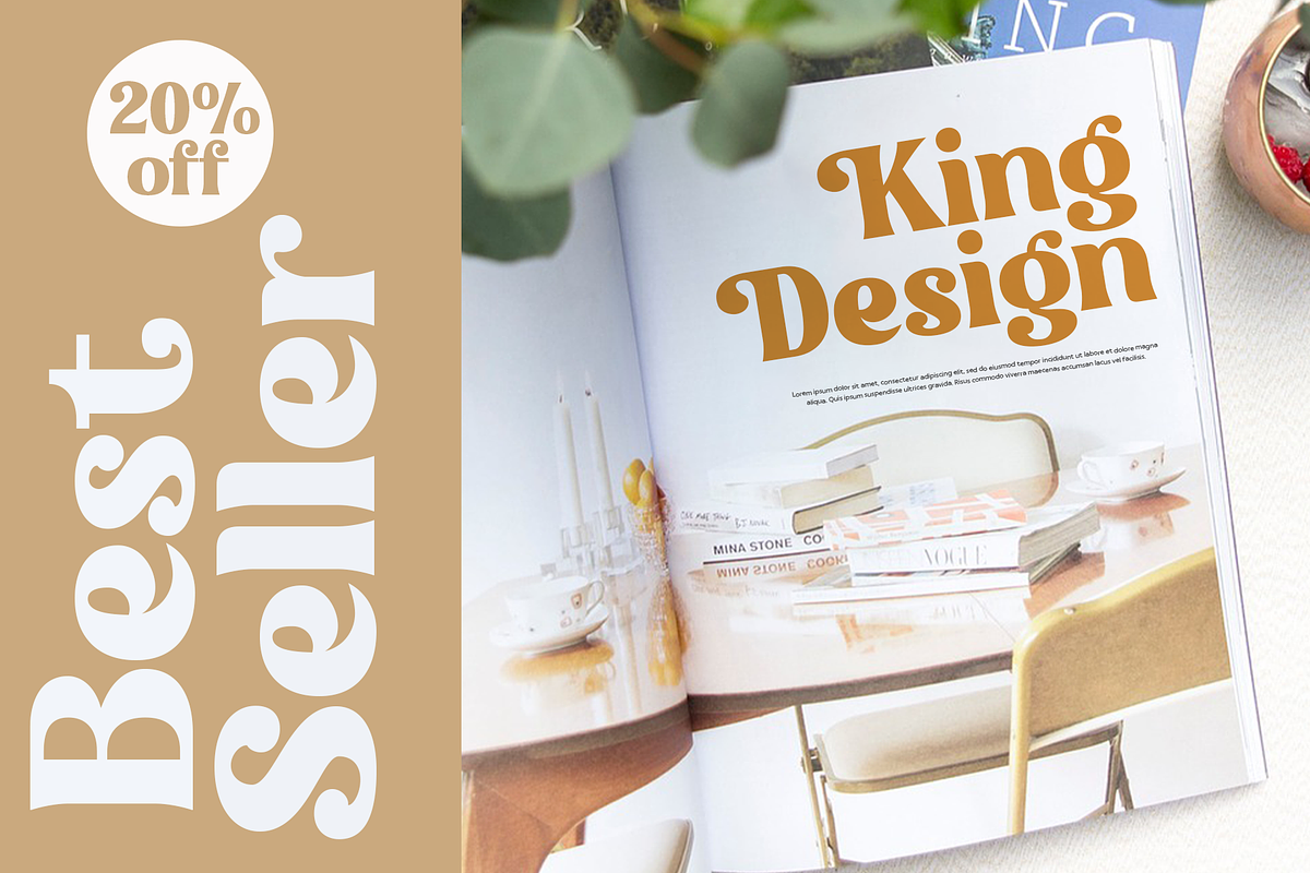 Molendra - Display Serif Typeface, a Serif Font by Artchitype Studio (Photo 6 of 17)