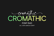 Cromathic | Font Duo, a Script Font by Lemonthe (Thumbnail 1 of 8)