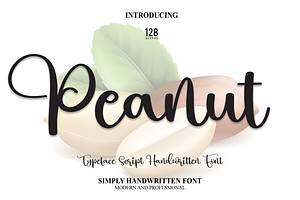 Peanut Script Font