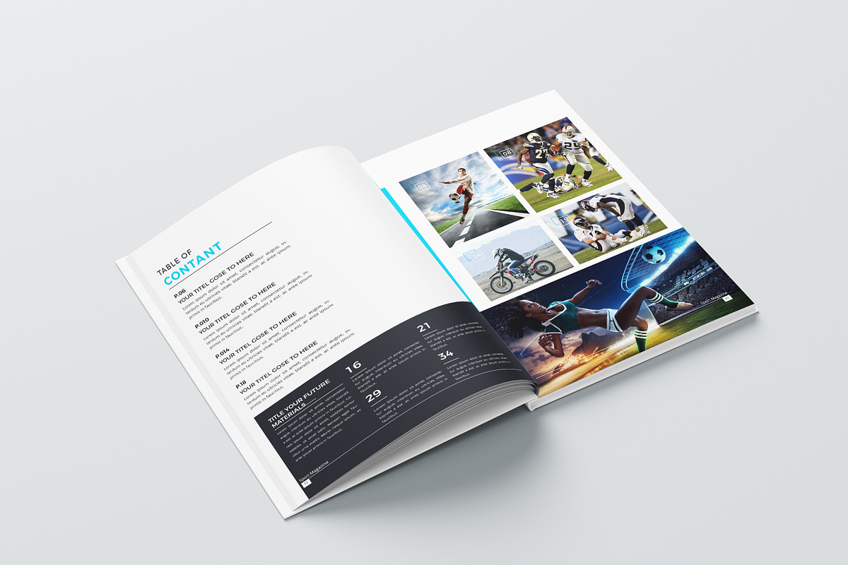 Sports Magazine, a Magazine Template by obidullah_01 (Photo 3 of 13)