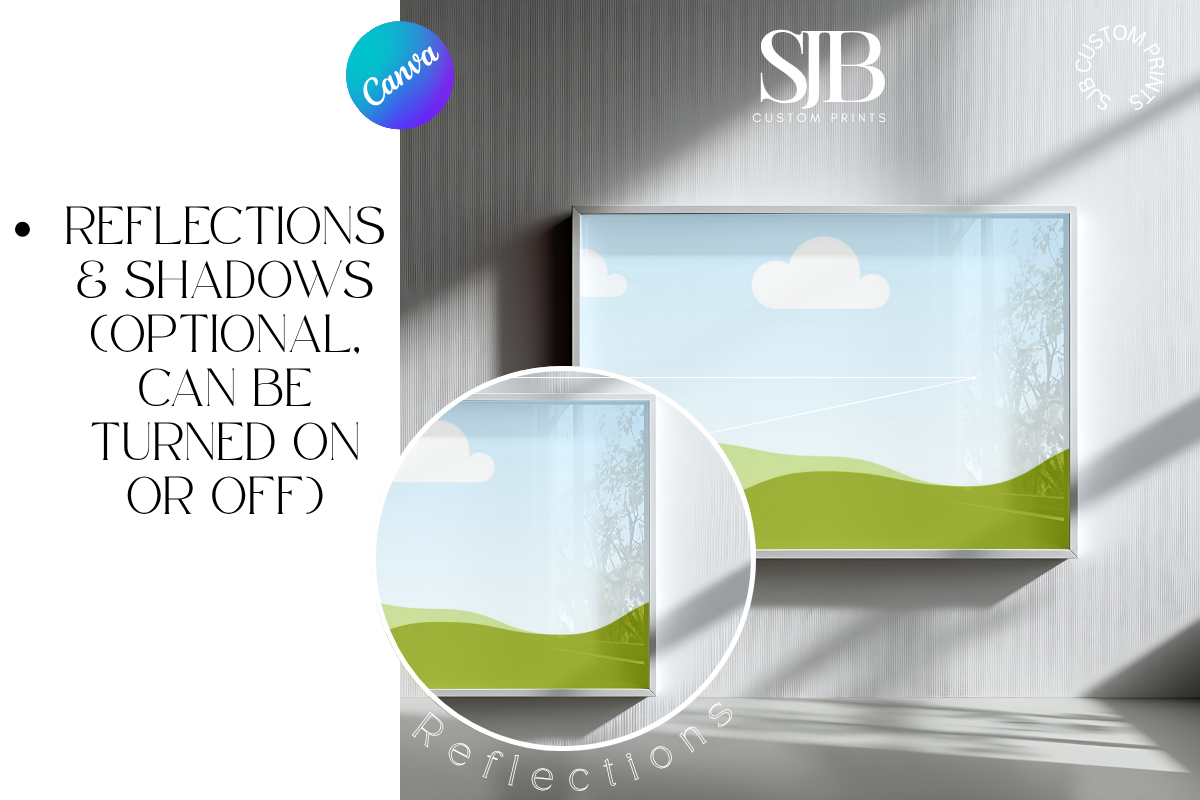 Canva Frame Mockups with Shadows, a Mockup by SJB Custom Prints (Photo 4 of 7)
