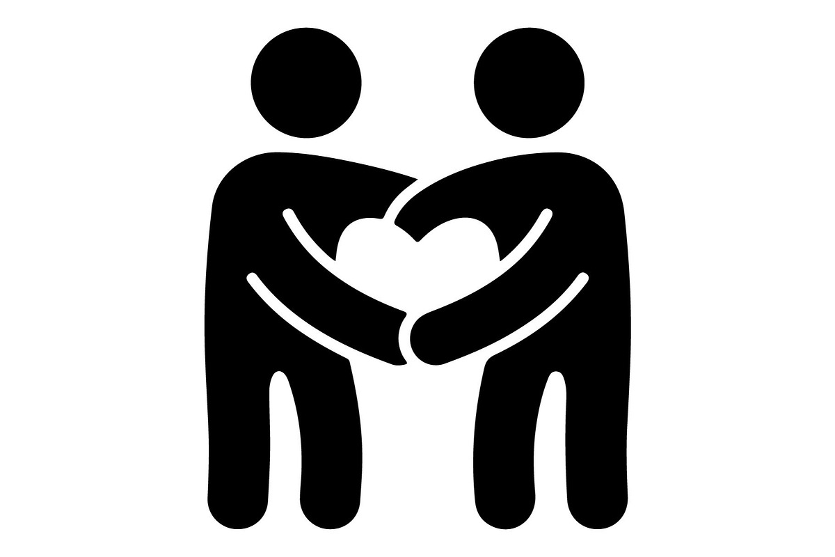 Couple Love Heart Silhouette, an Object Graphic by Gfx_Store (Photo 12 of 16)
