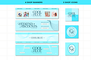 Blue Etsy Shop Kit Template, a Branding & Logo Template by Anna Design Studio (Thumbnail 3 of 8)