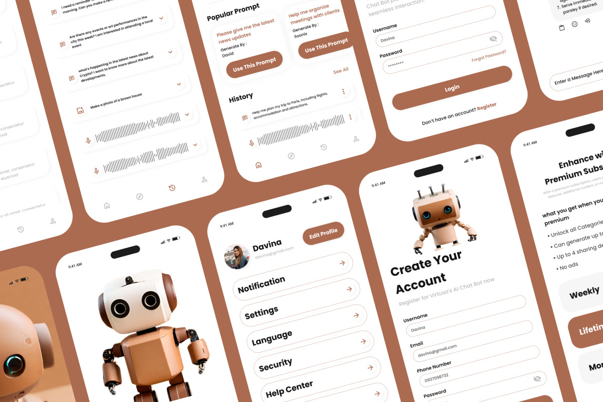 Virtusa - Ai Chatbot Mobile App, an App Template by twinstd (Photo 4 of 5)