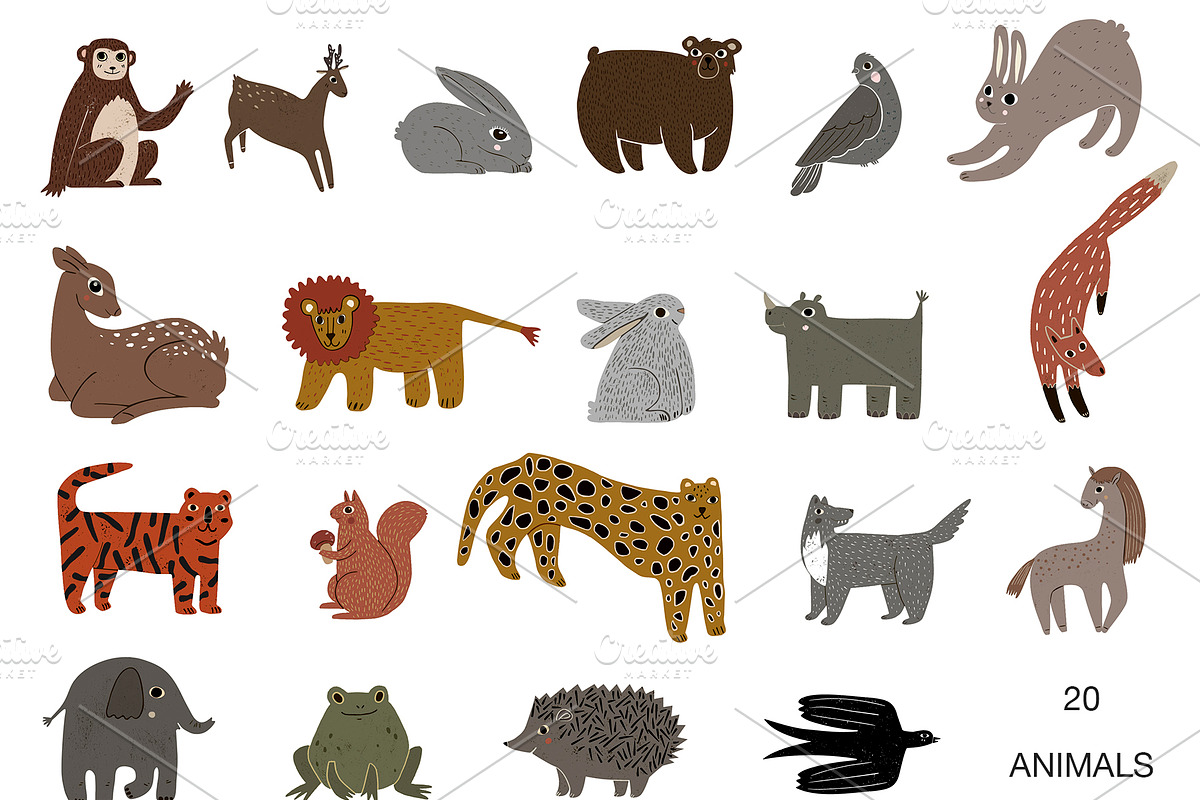 Forest creator, an Animal Illustration by Mii Lab (Photo 10 of 15)