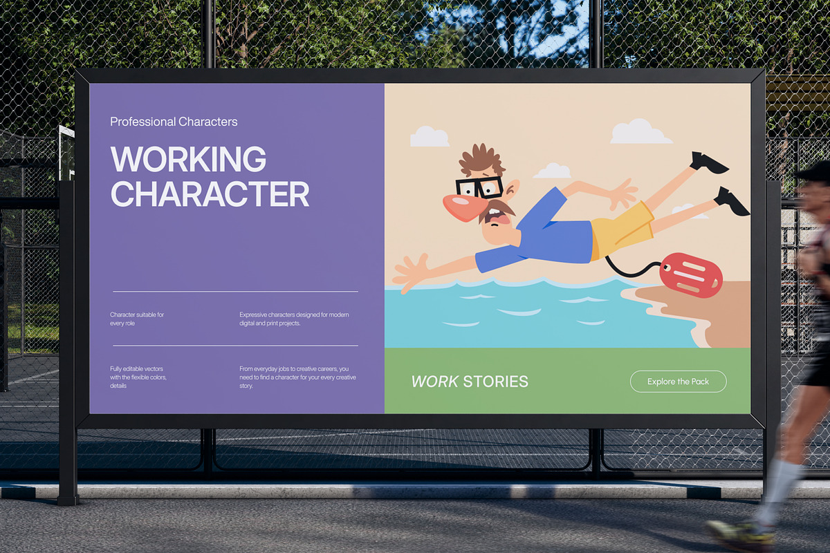 50 Professional Illustrations, a Person Illustration by Prosymbols (Photo 5 of 9)